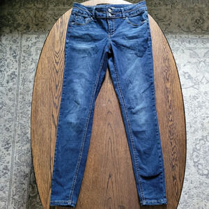 Mudd Skinny Mid-rise Dark Wash Jeans Size Girls 16